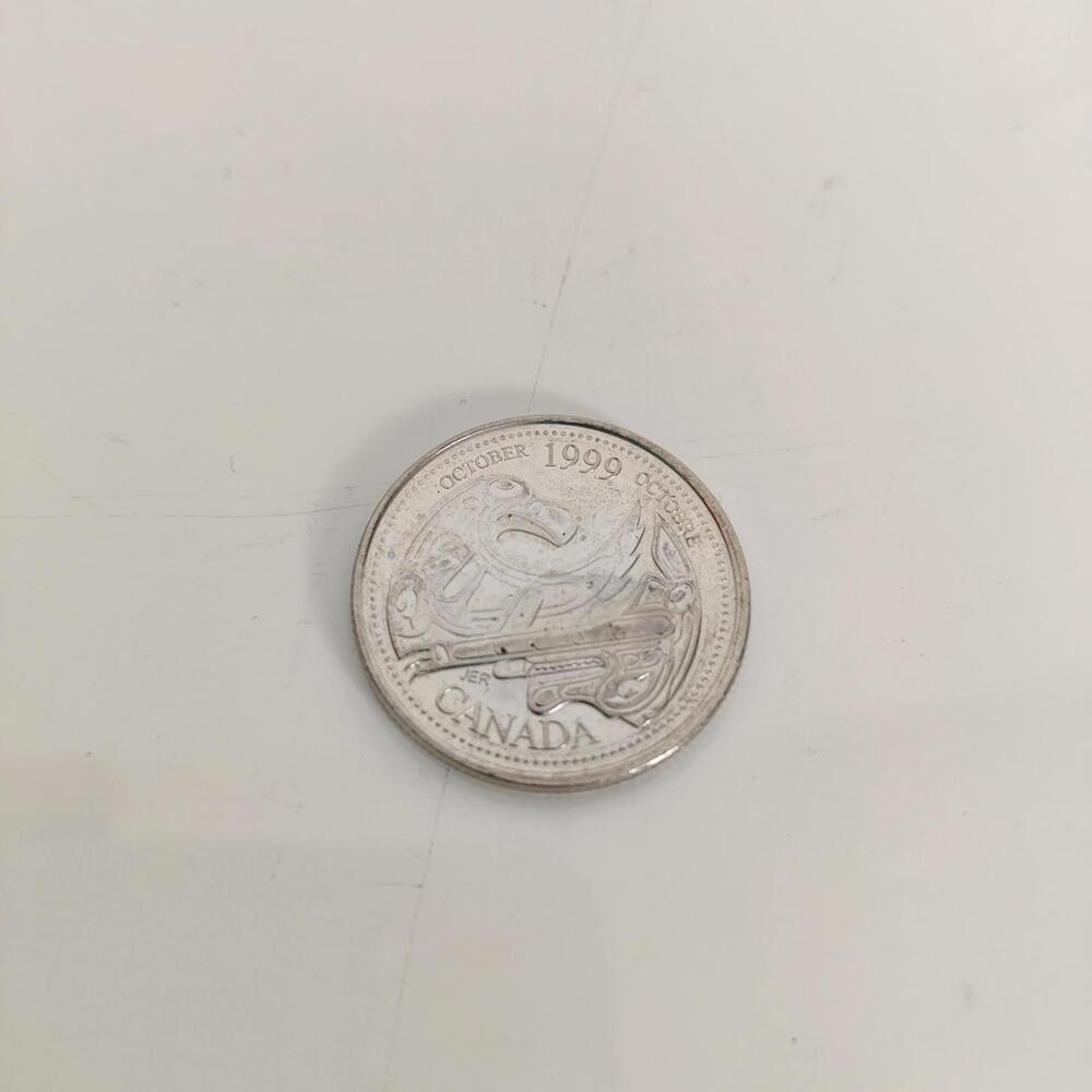 Canada 1999 October 25 cents UNC Millenium Series Canadian Quarter